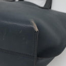 FENDI All In Shopping Tote Bag Leather Navy Auth 141928-13