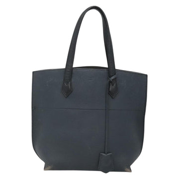 FENDI All In Shopping Tote Bag Leather Navy Auth 141928 - 0