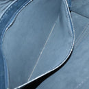 FENDI All In Shopping Tote Bag Leather Navy Auth 141928-20