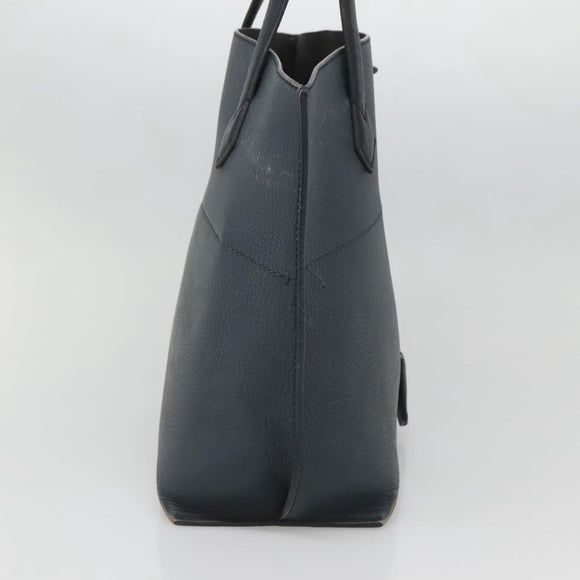 FENDI All In Shopping Tote Bag Leather Navy Auth 141928