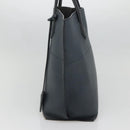 FENDI All In Shopping Tote Bag Leather Navy Auth 141928-5