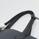 FENDI All In Shopping Tote Bag Leather Navy Auth 141928-8