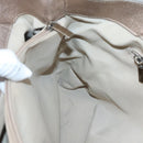 Salvatore Ferragamo Vala Tote Bag Leather Gold Auth 141929-15