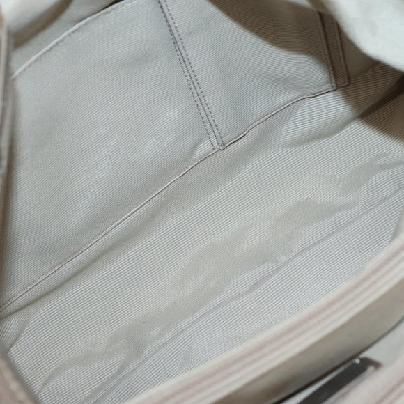 Salvatore Ferragamo Vala Tote Bag Leather Gold Auth 141929