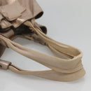 Salvatore Ferragamo Vala Tote Bag Leather Gold Auth 141929-5