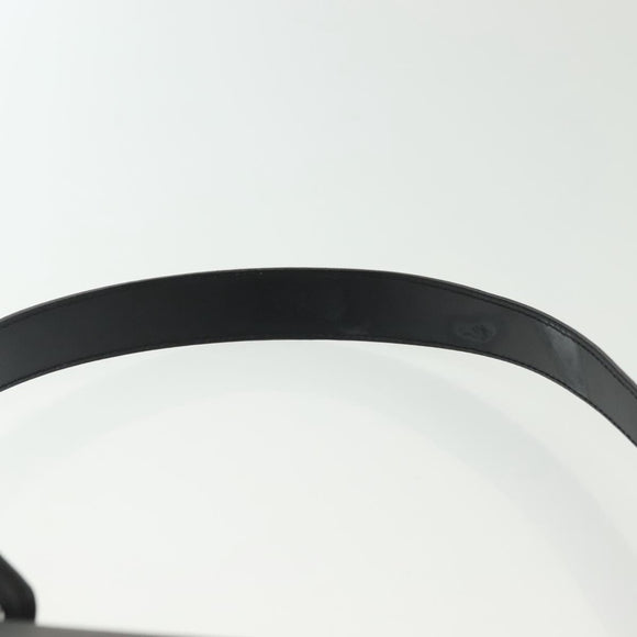 Salvatore Ferragamo Vala Shoulder Bag Leather Black Silver Auth 141933