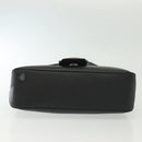 Salvatore Ferragamo Vala Shoulder Bag Leather Black Silver Auth 141933-7