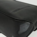 Salvatore Ferragamo Vala Shoulder Bag Leather Black Silver Auth 141933-18