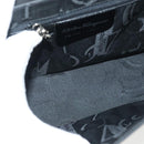 Salvatore Ferragamo Vala Shoulder Bag Leather Black Silver Auth 141933-11