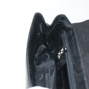 Salvatore Ferragamo Vala Shoulder Bag Leather Black Silver Auth 141933-21