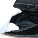 Salvatore Ferragamo Vala Shoulder Bag Leather Black Silver Auth 141933-22