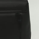Salvatore Ferragamo Vala Shoulder Bag Leather Black Silver Auth 141933-3