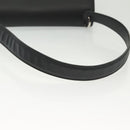 Salvatore Ferragamo Vala Shoulder Bag Leather Black Silver Auth 141933-9