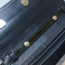 BURBERRY Nova Check Shoulder Bag Wool Beige Gold Auth 141941-11