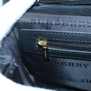 BURBERRY Nova Check Shoulder Bag Wool Beige Gold Auth 141941-17