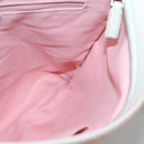 GUCCI GG Canvas Sherry Line Tote Bag Pink Silver 145809 Auth 141943-19