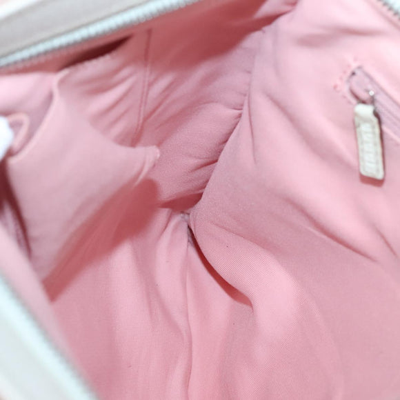 GUCCI GG Canvas Sherry Line Tote Bag Pink Silver 145809 Auth 141943