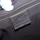 GUCCI GG Supreme Shoulder Bag PVC Leather Beige Silver 141198 Auth 141944-18