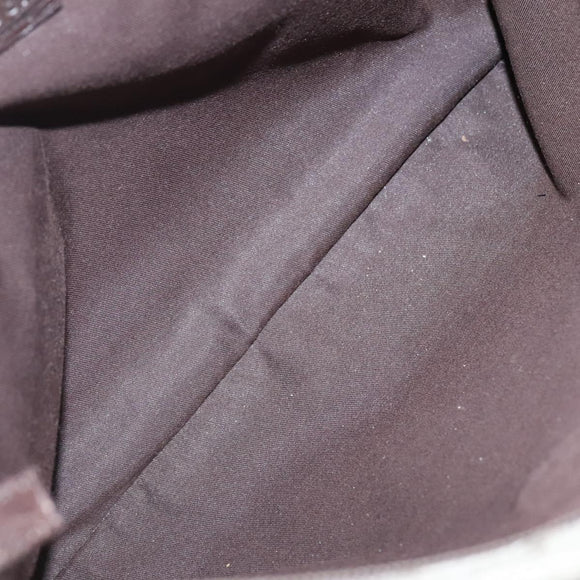 GUCCI GG Supreme Shoulder Bag PVC Leather Beige Silver 141198 Auth 141944