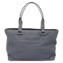 LOEWE Anagram Tote Bag Leather Purple Gold Auth 141948-13