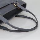 LOEWE Anagram Tote Bag Leather Purple Gold Auth 141948-7