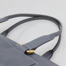 LOEWE Anagram Tote Bag Leather Purple Gold Auth 141948-8