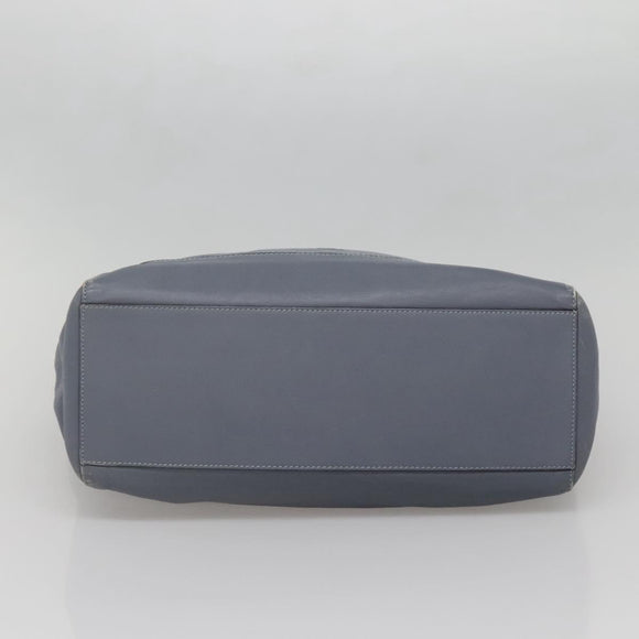 LOEWE Anagram Tote Bag Leather Purple Gold Auth 141948