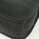 Coach Shoulder Bag Leather Black Auth 141949-11