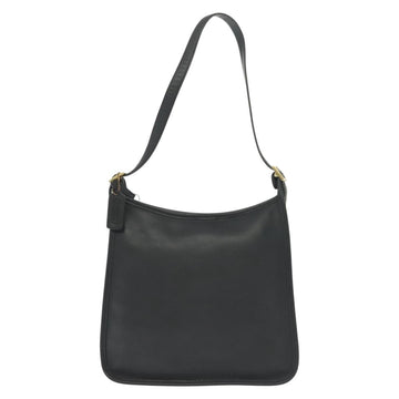 Coach Shoulder Bag Leather Black Auth 141949 - 0