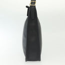 Coach Shoulder Bag Leather Black Auth 141949-4