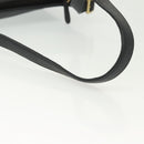 Coach Shoulder Bag Leather Black Auth 141949-7