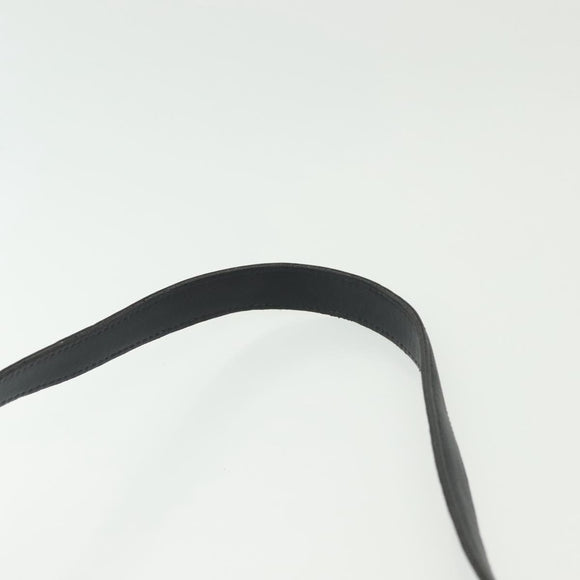 Coach Shoulder Bag Leather Black Auth 141949