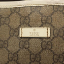 GUCCI GG Supreme Tote Bag PVC Beige Gold 197953 Auth 141953-17