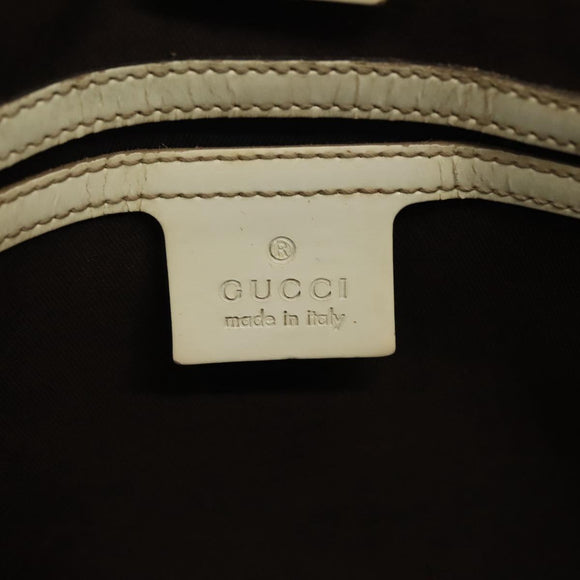 GUCCI GG Supreme Tote Bag PVC Beige Gold 197953 Auth 141953