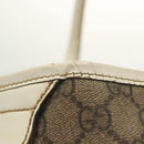 GUCCI GG Supreme Tote Bag PVC Beige Gold 197953 Auth 141953-4
