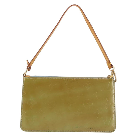 LOUIS VUITTON Monogram Vernis Lexington Pouch Baby Blue M91011 LV Auth 141954