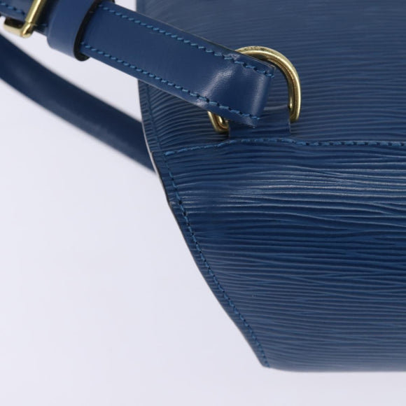 LOUIS VUITTON Epi Mabillon Backpack Blue M52235 LV Auth 141956