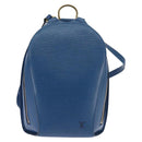 LOUIS VUITTON Epi Mabillon Backpack Blue M52235 LV Auth 141956-13