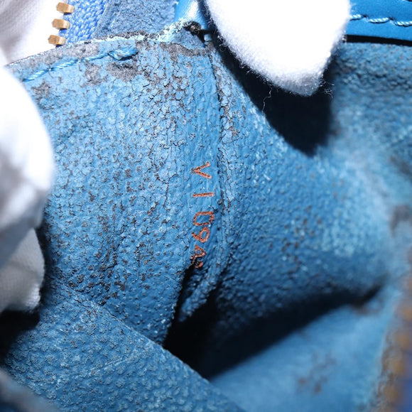 LOUIS VUITTON Epi Mabillon Backpack Blue M52235 LV Auth 141956