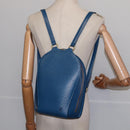 LOUIS VUITTON Epi Mabillon Backpack Blue M52235 LV Auth 141956-21