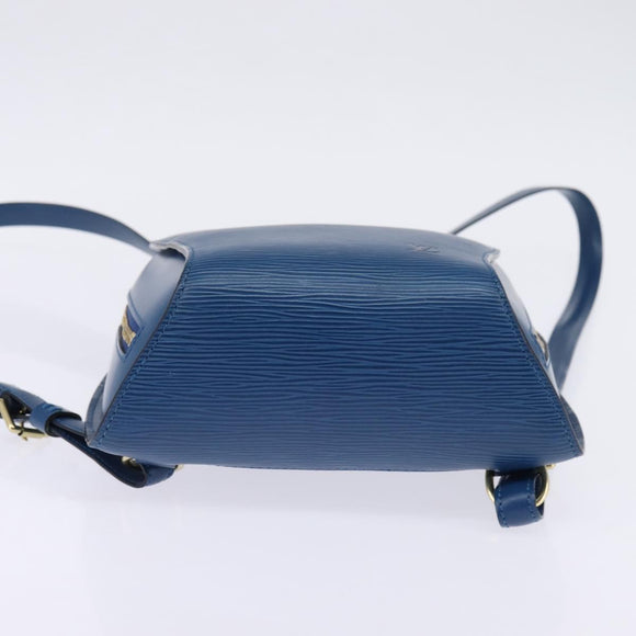 LOUIS VUITTON Epi Mabillon Backpack Blue M52235 LV Auth 141956