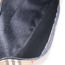 Burberrys Nova Check Boston Bag Canvas Beige Auth 141960-12