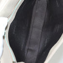 LOEWE Shoulder Bag Leather Beige Silver Auth 141961V-11