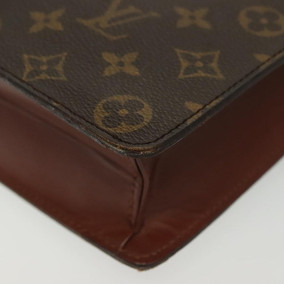 LOUIS VUITTON Monogram Porte Documents Bandouliere Bag M53338 LV Auth 141962