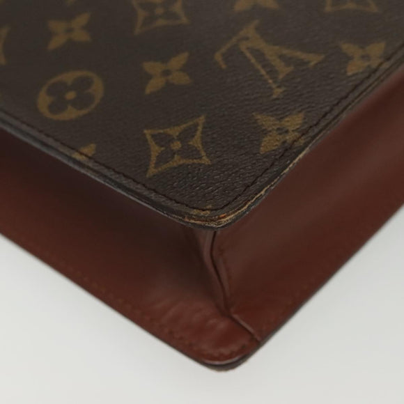 LOUIS VUITTON Monogram Porte Documents Bandouliere Bag M53338 LV Auth 141962