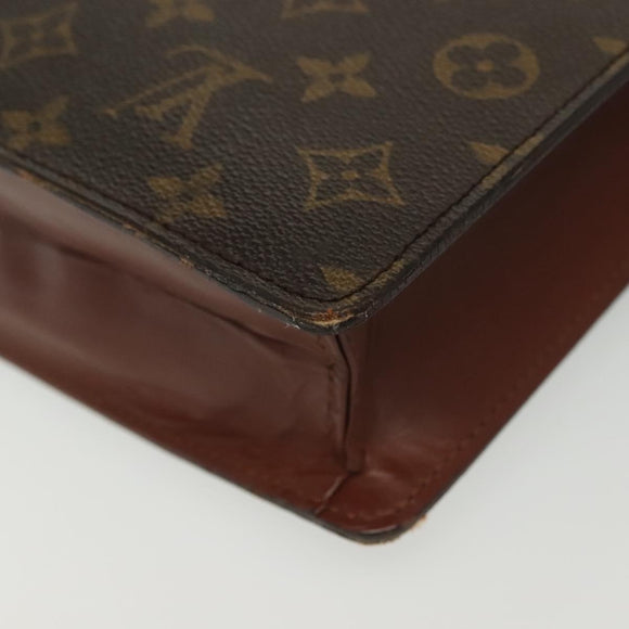 LOUIS VUITTON Monogram Porte Documents Bandouliere Bag M53338 LV Auth 141962