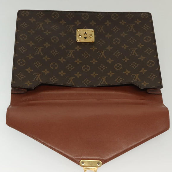 LOUIS VUITTON Monogram Porte Documents Bandouliere Bag M53338 LV Auth 141962