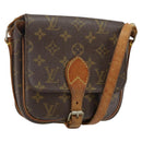 LOUIS VUITTON Monogram Cartouchiere PM Bag Vintage M51254 LV Auth 141964-1