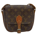 LOUIS VUITTON Monogram Cartouchiere PM Bag Vintage M51254 LV Auth 141964-13