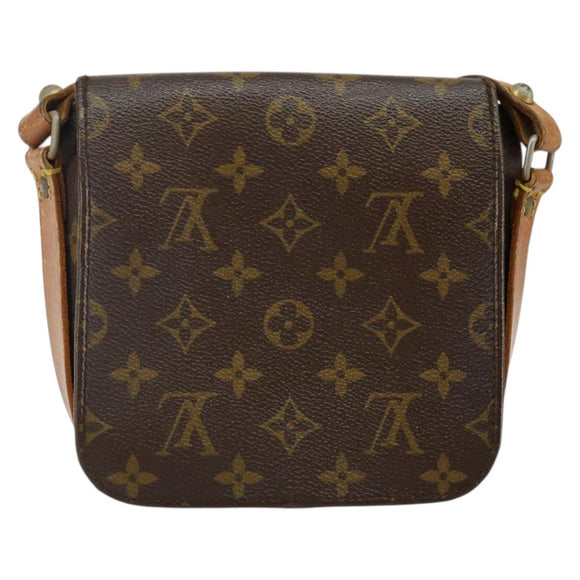 LOUIS VUITTON Monogram Cartouchiere PM Bag Vintage M51254 LV Auth 141964
